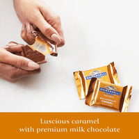 Thumbnail for Ghirardelli Chocolate Squares, Milk Chocolate with Caramel Filling, Individually Wrapped, For Gifts And Special Occasions, Bulk Pack Of 2 Pounds