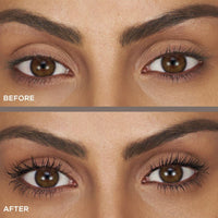 Thumbnail for bareMinerals Lashtopia Mega Volume Mineral-Based Black Mascara, 10X More Volume, Whipped Mousse-Like Formula, Fanned-Out Fullness, Nourishes & Conditions Lashes, Clump- & Flake-Resistant, Vegan
