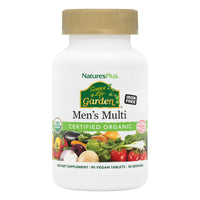 Thumbnail for NaturesPlus Source of Life Garden Men’s Multivitamin - 90 Tablets - Supports Energy & Healthy Immune System - USDA Certified Organic, Non-GMO, Vegan, Gluten Free, Iron Free - 30 Servings