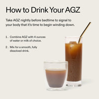 Thumbnail for AG1 AGZ Sleep Drink, Magnesium Herbal Nighttime Blend, 30ct with Frother