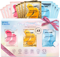 Thumbnail for grace & stella Under Eye Patches (12 pairs) Eye Masks for Puffy Eyes and Dark Circles - Gifts for Her, Bridesmaids, Birthdays, Bachelorette Party, Self Care Gifts for Women - Vegan Cruelty-Free