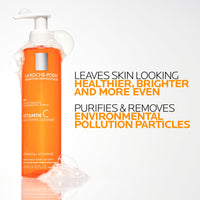 Thumbnail for La Roche-Posay Vitamin C Brightening Face Wash, Gentle Foaming Facial Cleanser with Vitamin Cg and Vitamin B3 to Brighten and Even Skin Tone, Vitamin C Face Wash that Cleanses Dirt & Makeup, 200ml