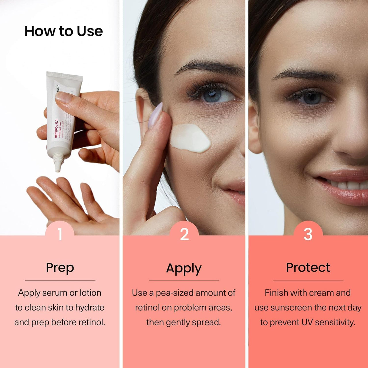 FRANKLY Retinol 0.3% Cream, 0.7 fl oz - Korean Intensive Retinol | Night Cream | Ceramides & Natural Ginseng | Anti-aging, Wrinkles Care, Reduces Congestion and hyperpigmentation | Korean Skin Care