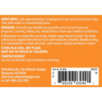 Thumbnail for D-Mannose Powder - Supports a Healthy Urinary Tract & Cleanses The Bladder (3.2 oz./43 Servings)