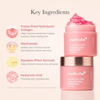 Thumbnail for medicube Collagen Jelly Cream- Niacinamide & Freeze-Dried Hydrolyzed Collagen - Boosts skin's barrier hydration and gives 24h Glow & Lifted Look - Korean skincare (1.69 Fl Oz (Pack of 1))