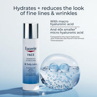Thumbnail for Eucerin Face Immersive Hydration Daily Face Lotion Broad Spectrum SPF 30 Sunscreen, Daily Moisturizer with Hyaluronic Acid Smooths Fine Lines and Wrinkles, 2.5 Fl Oz Bottle