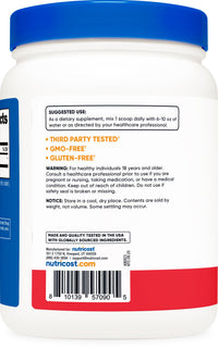 Thumbnail for Nutricost L-Citrulline Malate 2:1 (600g) Fruit Punch - Workout Support, Muscle Performance, Nitric Oxide Booster - Fitness Supplement Powder, 75 Servings