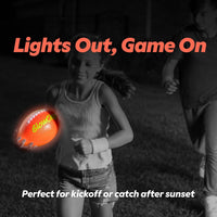 Thumbnail for GlowCity Glow in The Dark Football - Size 6 Light Up LED Ball for Teen Boys & Adults - Cool Sports Gift for Night Outdoor Games - Birthday Gifts Ideas for Teen Boys Teenager Ages 12 13 14 15 16 17 18