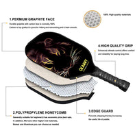 Thumbnail for OLANNY Pickle Ball Raquette Set of 4 Lightweight Pickleball Paddle Set Premium Comfort Grip Polymer Honeycomb Core Set of Four Paddles,4 Replacement Soft Grip,4 Balls & Drawstring Bag