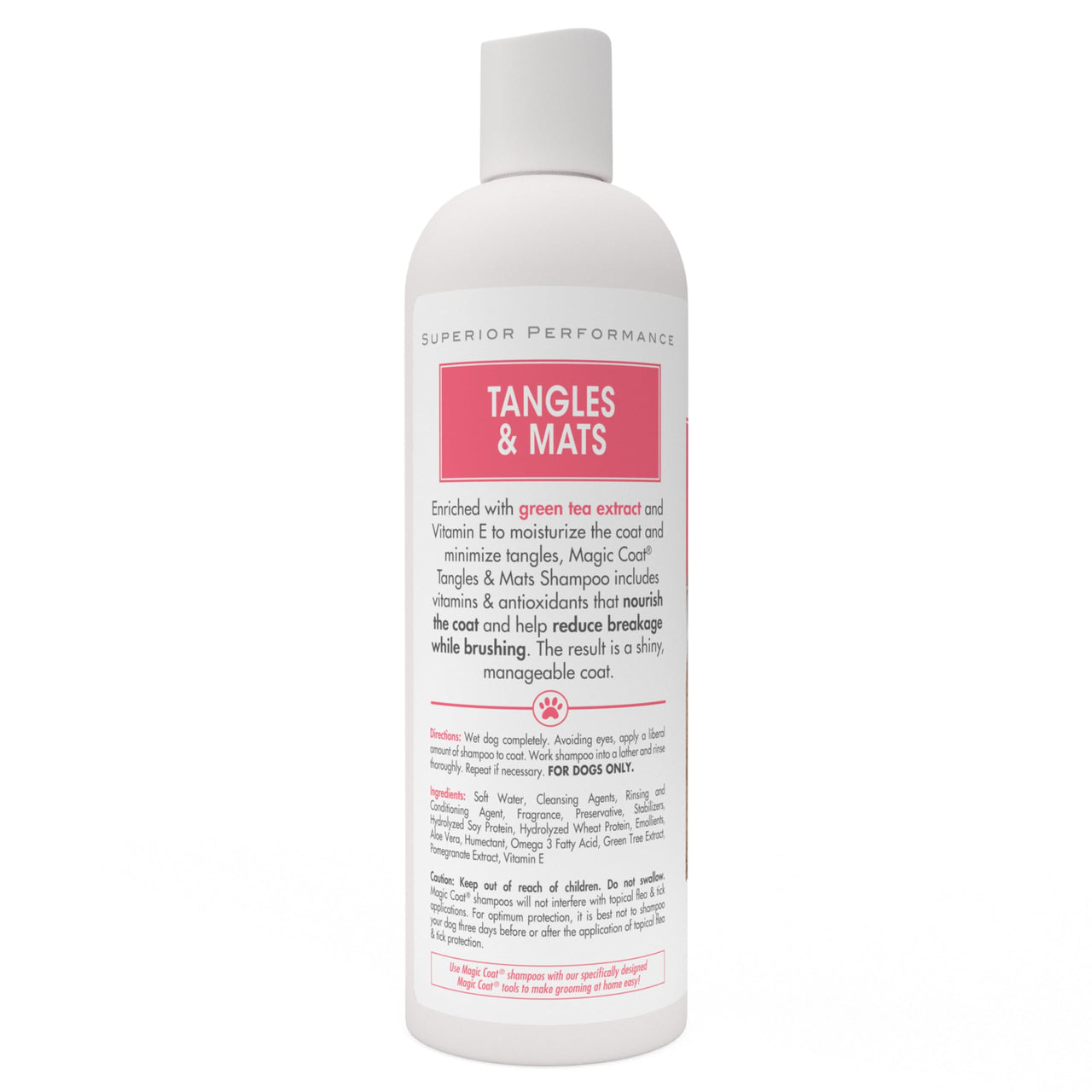 Four Paws Magic Coat Tangles and Mats Dog Grooming Shampoo, Violet Scent, 16 Ounce Bottle