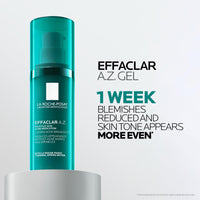 Thumbnail for La Roche-Posay Effaclar A.Z. Gel, Azelaic Acid & Salicylic Acid for Acne Treatment, Anti-Aging & Acne Scars, Dual Action Medicated Face Gel for Breakouts & Signs of Aging, 1.35 oz