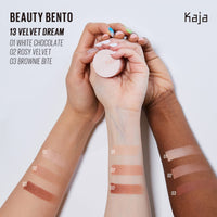Thumbnail for Kaja Beauty Bento Collection - Bouncy Eyeshadow Trio | Burnt Sandy Brown Tones, Travel Size, 13 Velvet Dream, 2019 Allure Best of Beauty Award, 0.03 Oz