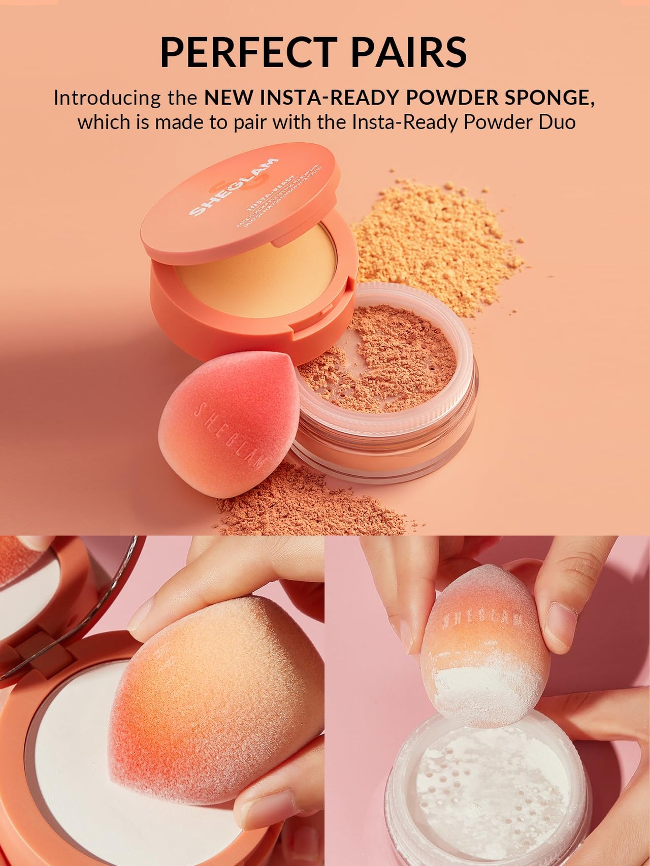SHEGLAM Insta-Ready Face Powder Loose Under Eye Setting Powder - Smooth Sand