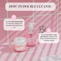 Thumbnail for Saturday Skin Hydrating Gentle Facial Gel Cleanser Makeup Remover Sensitive Skin Face Wash Antioxidant Vitamin Brightening Smoothing | Korean Skin Care CICA Acai Berry Oats