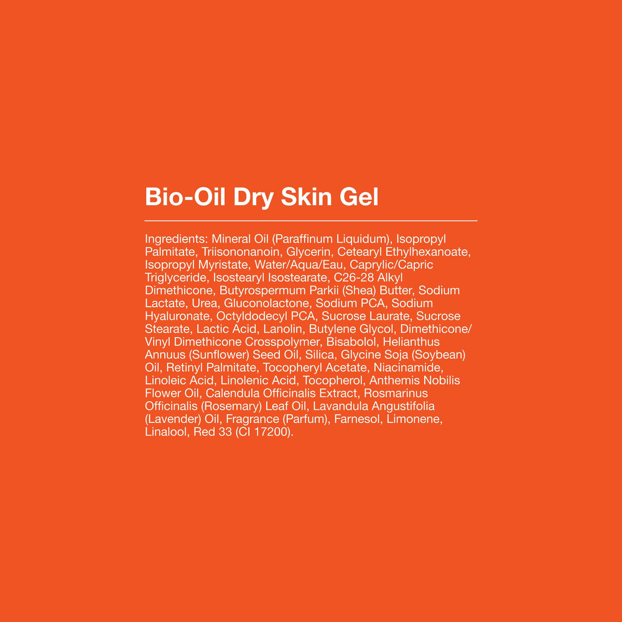 Bio-Oil Dry Skin Gel, Face and Body Moisturizer, Fast Absorbing Hydration, with Soothing Emollients and Vitamin B3, Non-Comedogenic, 3.4 Oz