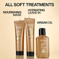 Thumbnail for Redken All Soft Moisture Restore Leave-In Treatment | With Hyaluronic Acid and Argan Oil| Hair Treatment for Dry and Brittle Hair | Humidity and Heat Protection | Anti-Frizz | For Soft and Smooth Hair