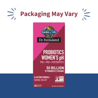 Thumbnail for Garden of Life Dr Formulated Once Daily 3-in-1 Complete Prebiotics, Postbiotics & Probiotics for Women, PRE + PRO + POSTBIOTIC Supplement for Women’s Digestive, Immune & Vaginal Health, 30 Day Supply