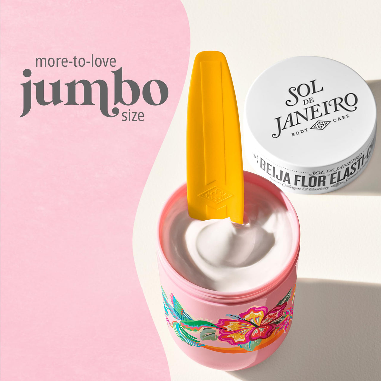 SOL DE JANEIRO Collagen Boosting Biggie Biggie Beija Flor Elasti-Cream | Jumbo Size Body Cream 500ml