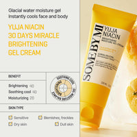 Thumbnail for SOME BY MI Yuja Niacin Brightening Moisture Gel Cream - 3.38Oz, 100ml - Made from 10 Vitamin for Dull-Looking Skin - Mild Moisturizer for Skin Calming, Melasma and Blemish Care - Korean Skin Care