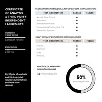Thumbnail for Ultra High Strength Bovine Colostrum Powder - 50% IgG - 2,000mg per Serving - Third Party Tested for Potency - Supports Immune, Gut, and Skin Health - 30 Servings -Premium Bovine Colostrum Supplement