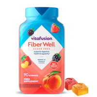 Thumbnail for Vitafusion Fiber Well Gummy Vitamins, 90 Count (Packaging May Vary)
