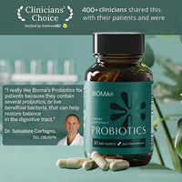 Thumbnail for BIOMA Probiotics - Digestive Health Probiotic - Gut Support for Men & Women with Xylooligosaccharides, Tributyrin & Bifidobacterium - Vegan & Gluten Free - 60 Delayed-Release Capsules (30-Day Supply)