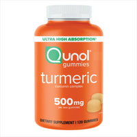 Thumbnail for Qunol Turmeric Gummies, Gummy with 500mg Turmeric Curcumin, Joint Support Supplement, Ultra High Absorption Tumeric Curcumin, Vegan, Gluten Free, 2 Month Supply, 120 Count