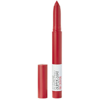 Thumbnail for Maybelline Super Stay Ink Crayon Lipstick Makeup, Precision Tip Matte Lip Crayon with Built-in Sharpener, Longwear Up To 8Hrs, Hustle In Heels, Apple Red, 1 Count