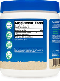 Thumbnail for Nutricost Organic Saw Palmetto Powder 8oz - Certified USDA Organic Saw Palmetto, Gluten Free