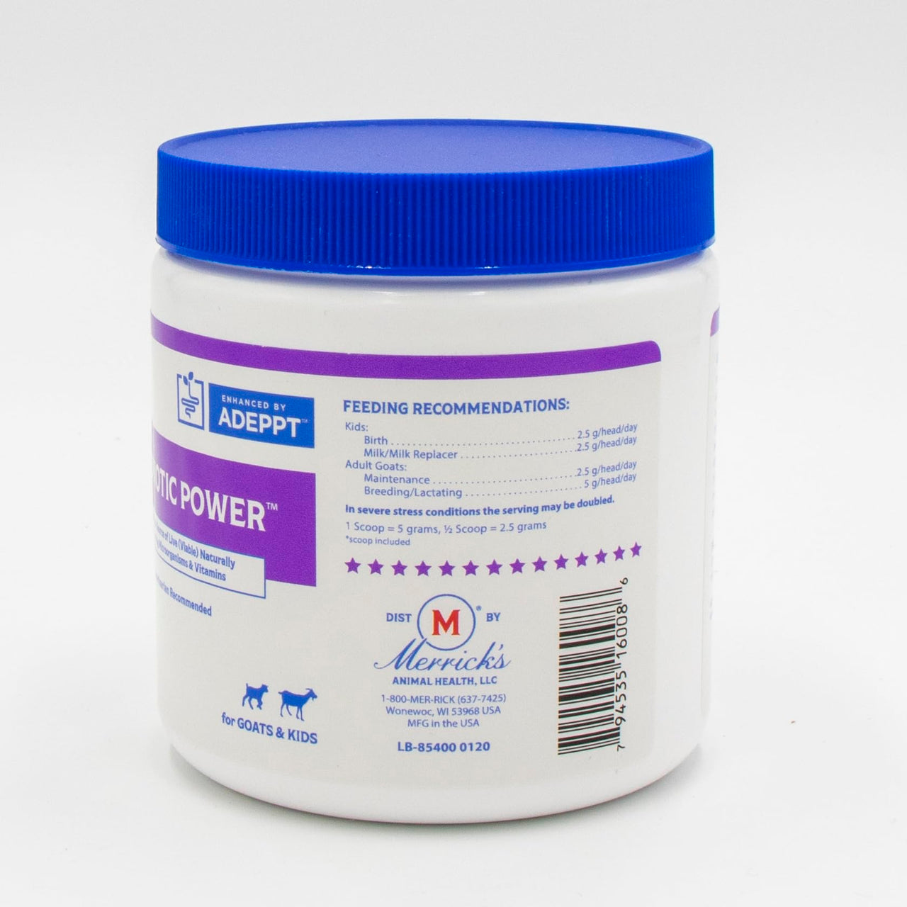 Goats Prefer Probiotic Power –Goat Probiotic - Vitamin Supplement for Stress Management & Gut Health – Suitable for All Ages