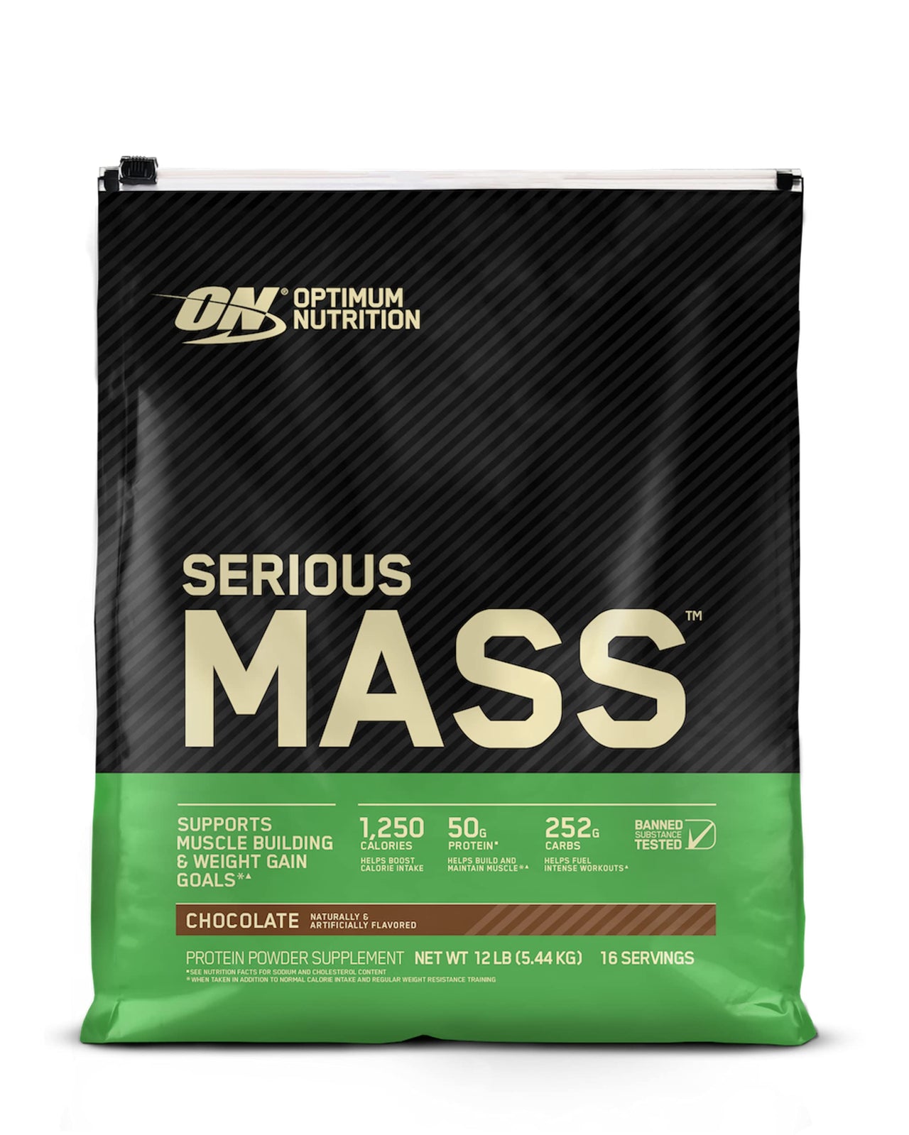 Optimum Nutrition Serious Mass Weight Gainer Protein Powder & Gold Standard 100% Whey Protein Powder, Double Rich Chocolate, 5 Pound (Packaging May Vary)