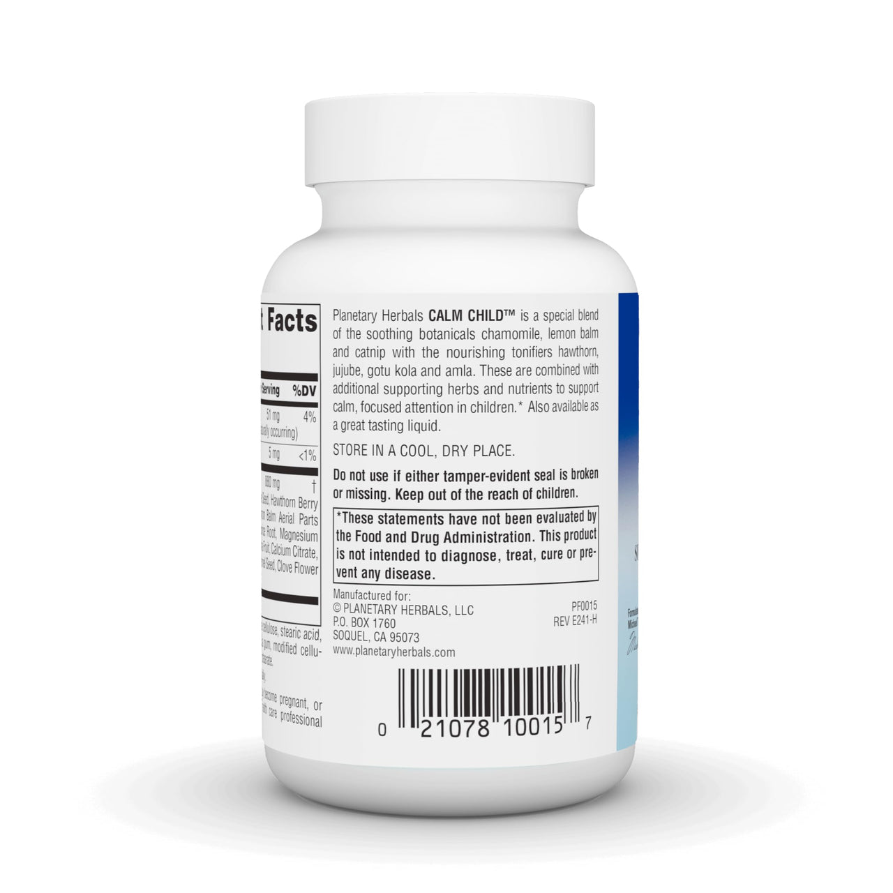 Planetary Herbals Calm Child for Active Children 72 tabs