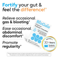 Thumbnail for BioGaia Gastrus Gut Health Probiotic | Eases Abdominal Discomfort, Gas & Bloating | Promotes Regularity & a Healthy Gut | Contributes to a Balanced Microbiome | Backed by 30 Years of Research