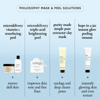 Thumbnail for philosophy hope in a jar instant glow peeling mousse - with pineapple extract & witch hazel delivers instantly glowing skin and even texture through exfoliation and enzymatic complex - 2.5 fl oz