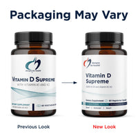 Thumbnail for Designs for Health Vitamin D Supreme - Vitamin D 5000 IU with 2000mcg Vitamin K as MK4 for Bone Health, Heart Health, Mood & Immune Support - Vitamin D3 Enhanced with GG Supplement (60 Capsules)