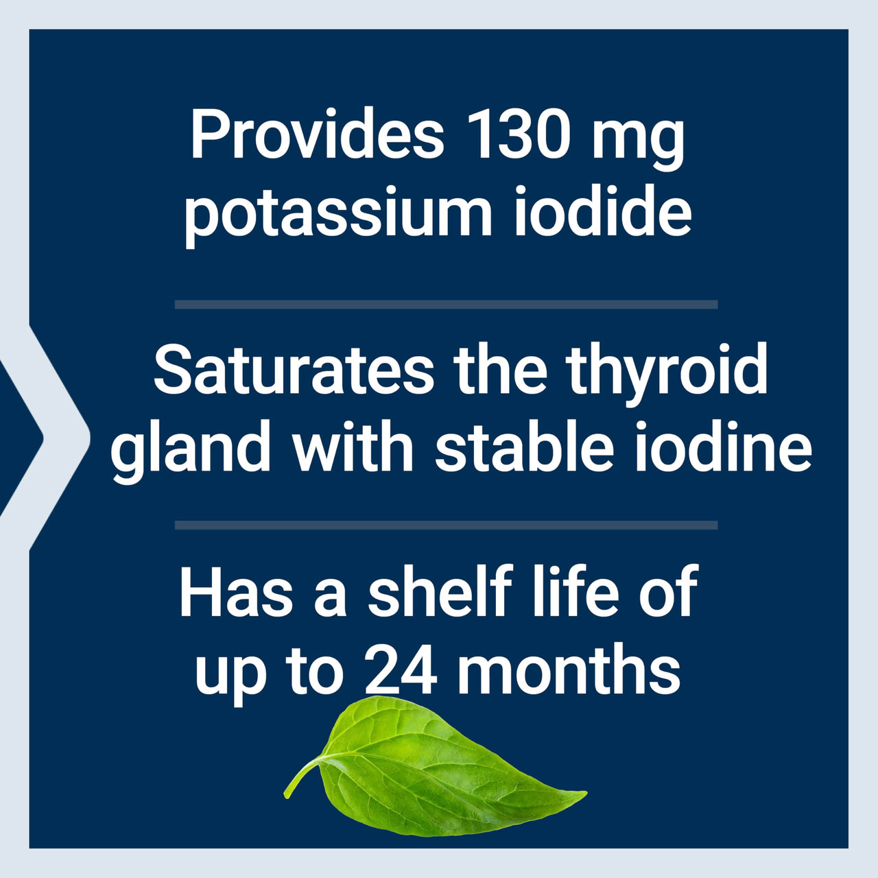 Life Extension Potassium Iodide 130mg 14 Tablets