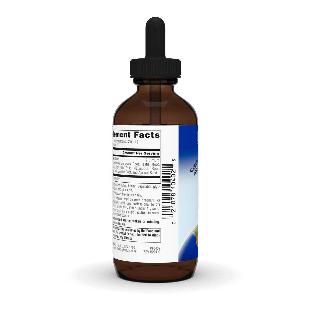 Planetary Herbals Echinacea-Elderberry Syrup , 4 fl oz (128.28 ml)