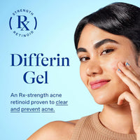 Thumbnail for Differin Acne Treatment Gel, 30 Day Supply, Retinoid Treatment for Face with 0.1% Adapalene, Gentle Skin Care for Acne Prone Sensitive Skin, 15g Tube (Packaging May Vary)