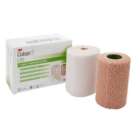Thumbnail for 3M™ Coban™ 2 Lite Two-Layer Compression System with Stocking 2794N, 1 Kit/Carton 8 Carton/Case
