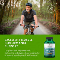 Thumbnail for Swanson Amino Acid Super-Strength L-Arginine 850 Milligrams 90 Capsules