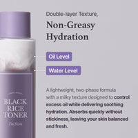Thumbnail for I'm from Black Rice Toner for Oily Skin, Sebum Control Toner, Lightweight, Niacinamide, Panthenol, Fragrance Free, Korean Skin Care, 150ml, 5.07 fl.oz