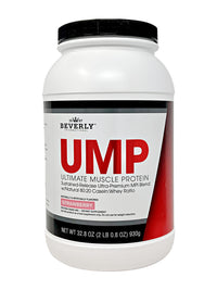 Thumbnail for Beverly International UMP Protein Powder, Strawberry. Unique Whey-Casein Ratio Builds Lean Muscle. Easy to Digest. No Bloat. (32.8 oz) 2lb .8 oz