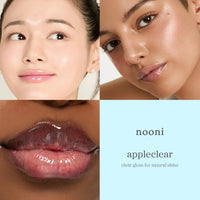 Thumbnail for NOONI Korean Lip Oil - Appleclear | Long-Lasting, Moisturizing, Plumping, Revitalizing for Dry Lips, Waterproof, No Peel Off, Hydrating, Nourishing Crystal Clear, Stocking Stuffers, 0.12 FL Oz