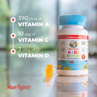 Thumbnail for MARYRUTH'S Kids Vitamins | Multi | Sugar Free | 2 Month Supply | Kids Multivitamin Gummies for Ages 2+ | Vegan | Only 1 Gummy a Day | 60 Count