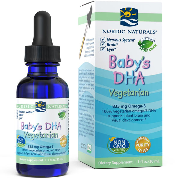 Nordic Naturals - Baby's DHA Vegetarian, Supports Brain and Visual Development, 1 Ounce