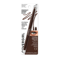 Thumbnail for CoverGirl Perfect Point Plus Eyeliner Pencil, Espresso, Long-Lasting, Versatile Brown Eyeliner, Soft Smudging Tip, No Sharpening Needed, Pack of 1