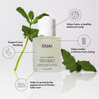 Thumbnail for OUAI Scalp Serum - Balancing Hair Serum with Red Clover Extract, Siberian Ginseng and Peptides for Thicker and Fuller-Looking Hair - Paraben, Phthalate and Sulfate Free Scalp Care (2 Fl Oz)