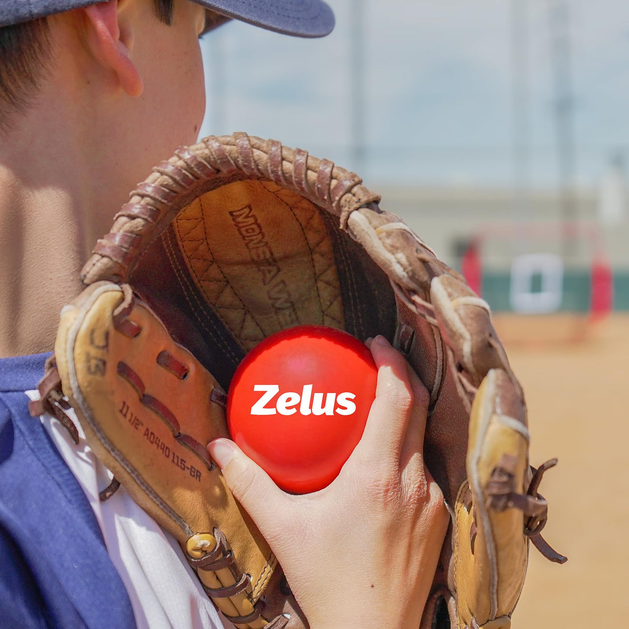 ZELUS Training Balls for Softball and Baseball Practice | 2.8-Inch 1 lb Weight Ball | Baseball Accessory for Strength Hitting Batting Pitching Improvement (Set of 12)
