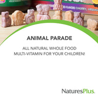 Thumbnail for NaturesPlus Animal Parade Source of Life Sugar-Free MagKidz Children's Magnesium Supplement - Natural Cherry Flavor - 90 Count (Pack of 1) - Bone & Muscle Health Support - Gluten-Free