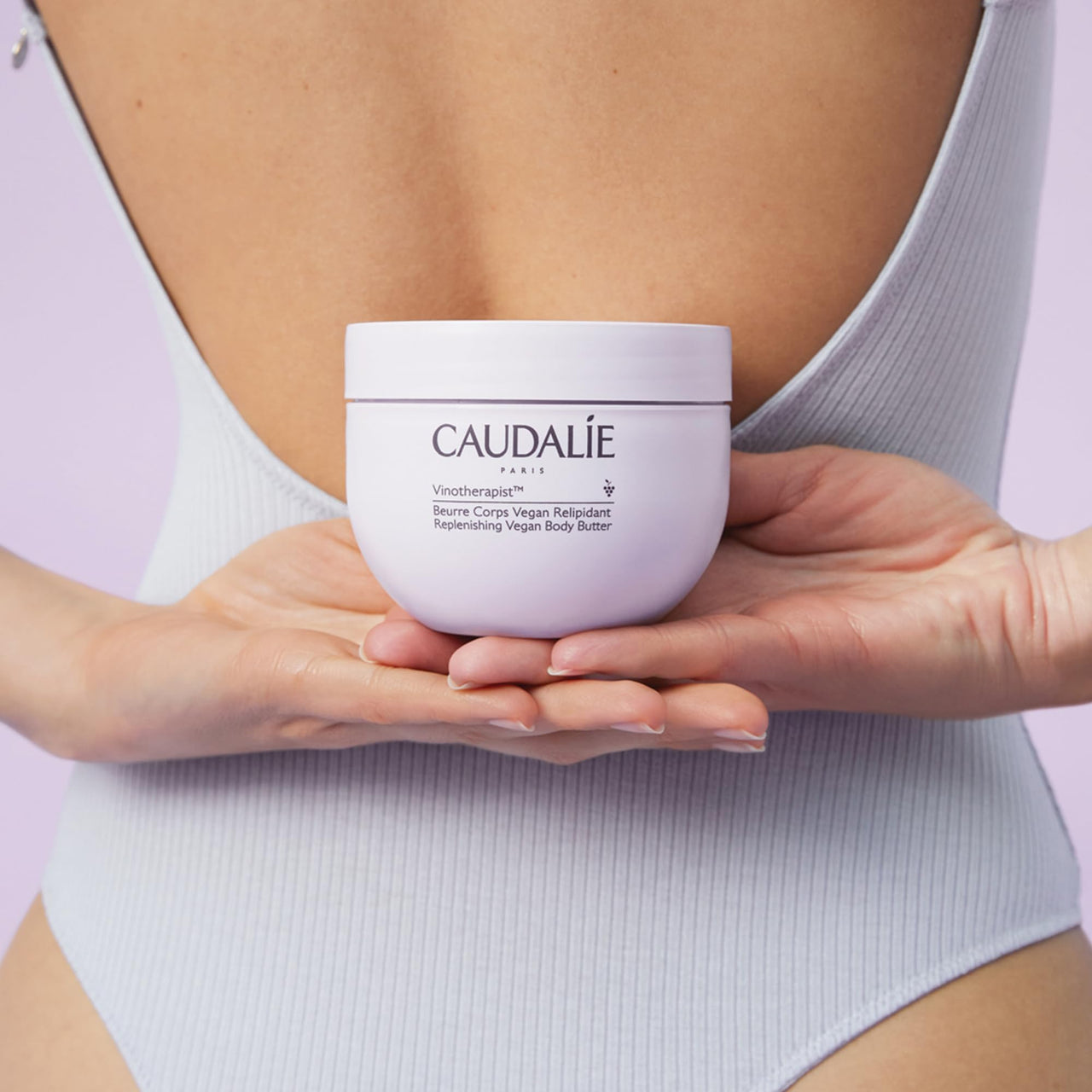 Caudalie Vinotherapist Replenishing Vegan Body Butter with Shea Butter and Grape-seed Oil, Addresses Itching Caused by Eczema and Other Skin Conditions - 250 mL